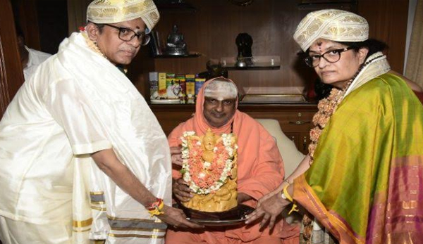 ಮೈಸೂರು: ಸುತ್ತೂರು ಮಠಕ್ಕೆ ಸುಪ್ರೀಂ ಕೋರ್ಟ್ ನ್ಯಾಯಮೂರ್ತಿ ಎನ್.ವಿ.ರಮಣ ಭೇಟಿ