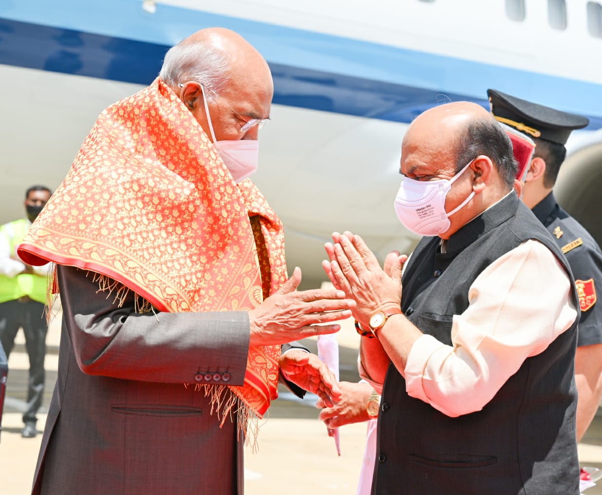 ರಾಷ್ಟ್ರಪತಿ ರಾಮನಾಥ್ ಕೋವಿಂದ್ ಬೆಂಗಳೂರಿಗೆ ಆಗಮನ