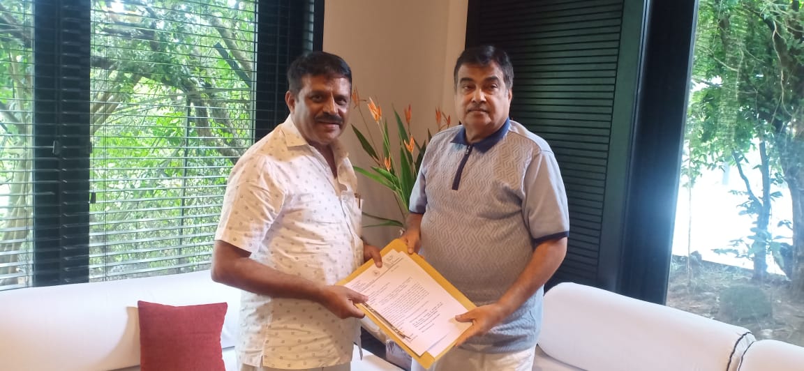 ಸಚಿವ ನಿತಿನ್ ಗಡ್ಕರಿ ಭೇಟಿ ಮಾಡಿದ ಶಾಸಕ ಅಪ್ಪಚ್ಚು ರಂಜನ್: ಕೊಡಗಿನ ರಸ್ತೆ ಮೇಲ್ದರ್ಜೆಗೆ ಒಪ್ಪಿಗೆ