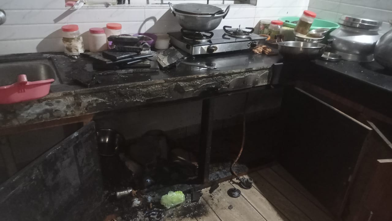 ಆದಿಉಡುಪಿ : ಗ್ಯಾಸ್ ಸಿಲಿಂಡರ್ ಸ್ಫೋಟಗೊಂಡು ಇಬ್ಬರಿಗೆ ಗಾಯ