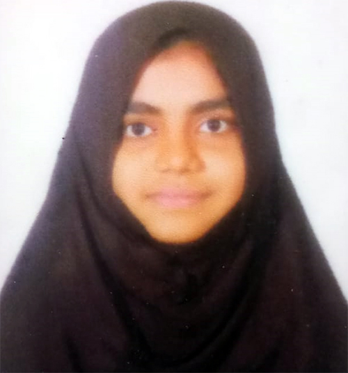 ದ್ವಿತೀಯ ಪಿಯುಸಿ ಫಲಿತಾಂಶ: ಸುಹಾ ಅಂಜುಮ್ ಗೆ 554 ಅಂಕ