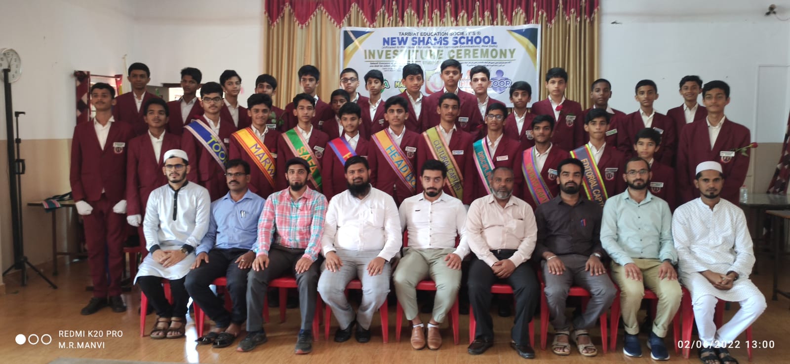 ನ್ಯೂ ಶಮ್ಸ್ ಶಾಲೆಯಲ್ಲಿ ವಿದ್ಯಾರ್ಥಿ ಕೌನ್ಸಿಲ್ ಪದಗ್ರಹಣ ಸಮಾರಂಭ