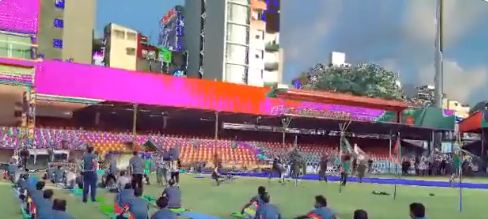 ಮಾಲ್ದೀವ್ಸ್: ಭಾರತೀಯ ರಾಯಭಾರ ಕಚೇರಿ ಆಯೋಜಿಸಿದ್ದ ಯೋಗ ಕಾರ್ಯಕ್ರಮಕ್ಕೆ ಪ್ರತಿಭಟನೆಯ ಬಿಸಿ