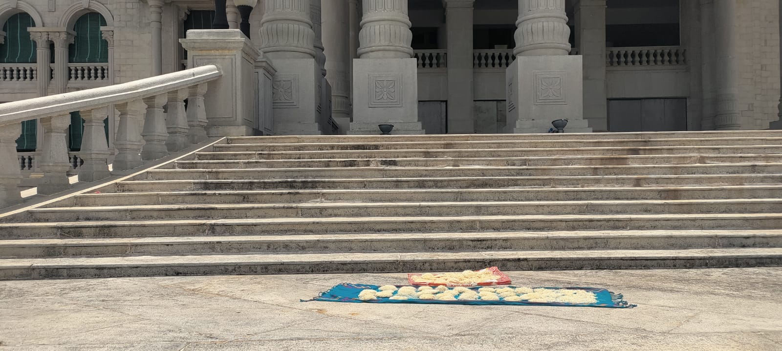 ಸುವರ್ಣಸೌಧದ ಮೆಟ್ಟಿಲುಗಳ ಮೇಲೆ ಶಾವಿಗೆ ಒಣ ಹಾಕಿದ ವಿಚಾರ; ಕೆಲಸಕ್ಕೆ ವಾಪಸ್ ಆದ ಮಲ್ಲವ್ವ