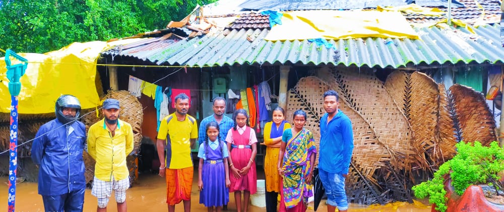ಕುಂದಾಪುರ; ದಲಿತರಿಬ್ಬರ ಮನೆ ಸೇರಿ ಹಲವು ಮನೆಗಳು ಜಲಾವೃತ್ತ