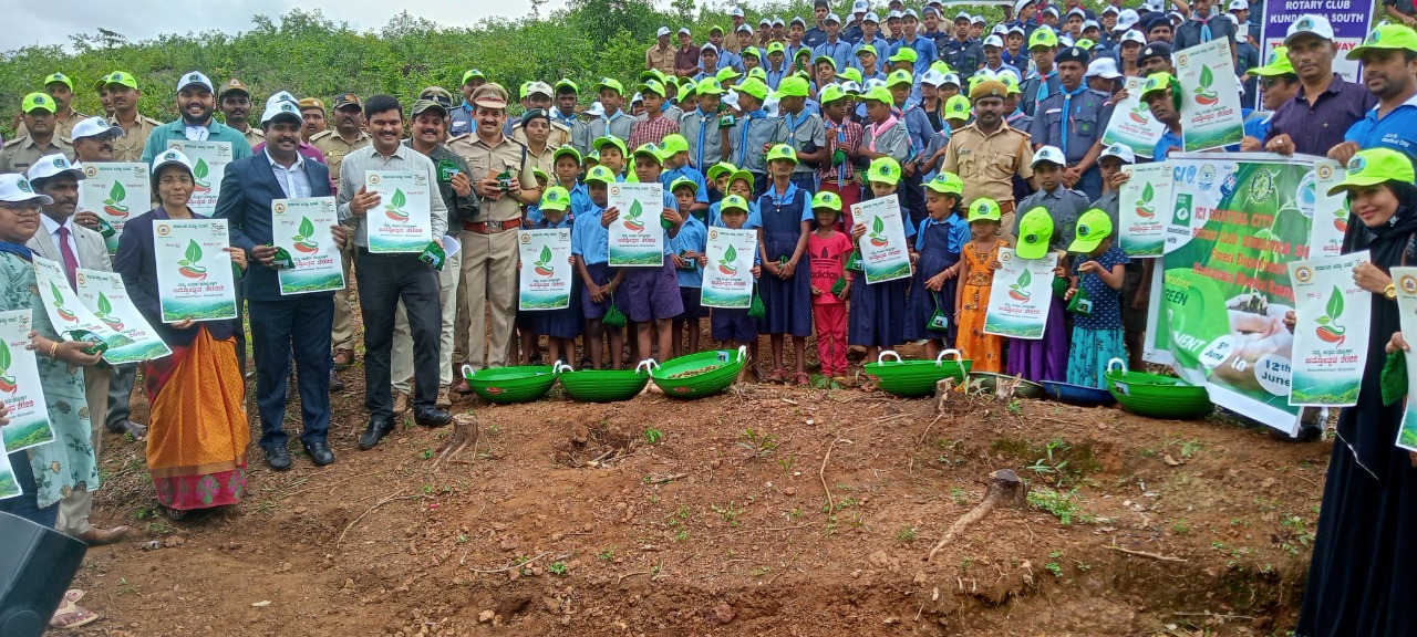 ​ಭಟ್ಕಳ: ಅರಣ್ಯ ಇಲಾಖೆಯ ಸ್ಥಳದಲ್ಲಿ ಬೀಜ ಬಿತ್ತೋತ್ಸವ ಕಾರ್ಯಕ್ರಮ