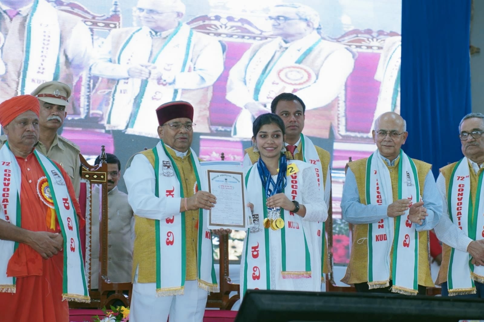 ಕೆಯುಡಿ ಘಟಿಕೋತ್ಸವ; ಸಸ್ಯಶಾಸ್ತ್ರದಲ್ಲಿ 5 ಚಿನ್ನ ಪಡೆದ ಮುರುಡೇಶ್ವರದ ನಮೃತಾ ಶೆಟ್ಟಿ