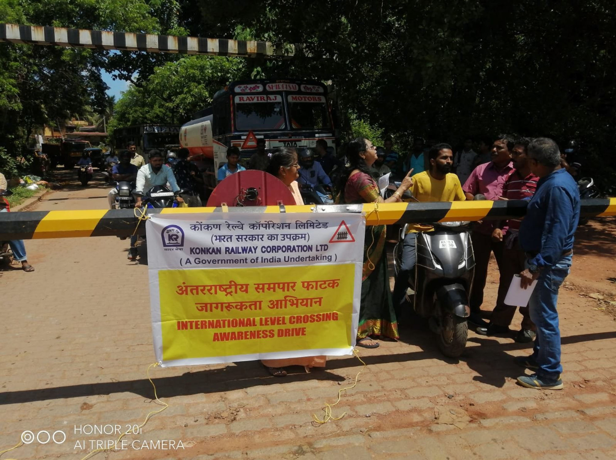 ಕೊಂಕಣ ರೈಲ್ವೆಯಿಂದ ಲೆವೆಲ್ ಕ್ರಾಸಿಂಗ್ ಅರಿವು ಕಾರ್ಯಾಗಾರ