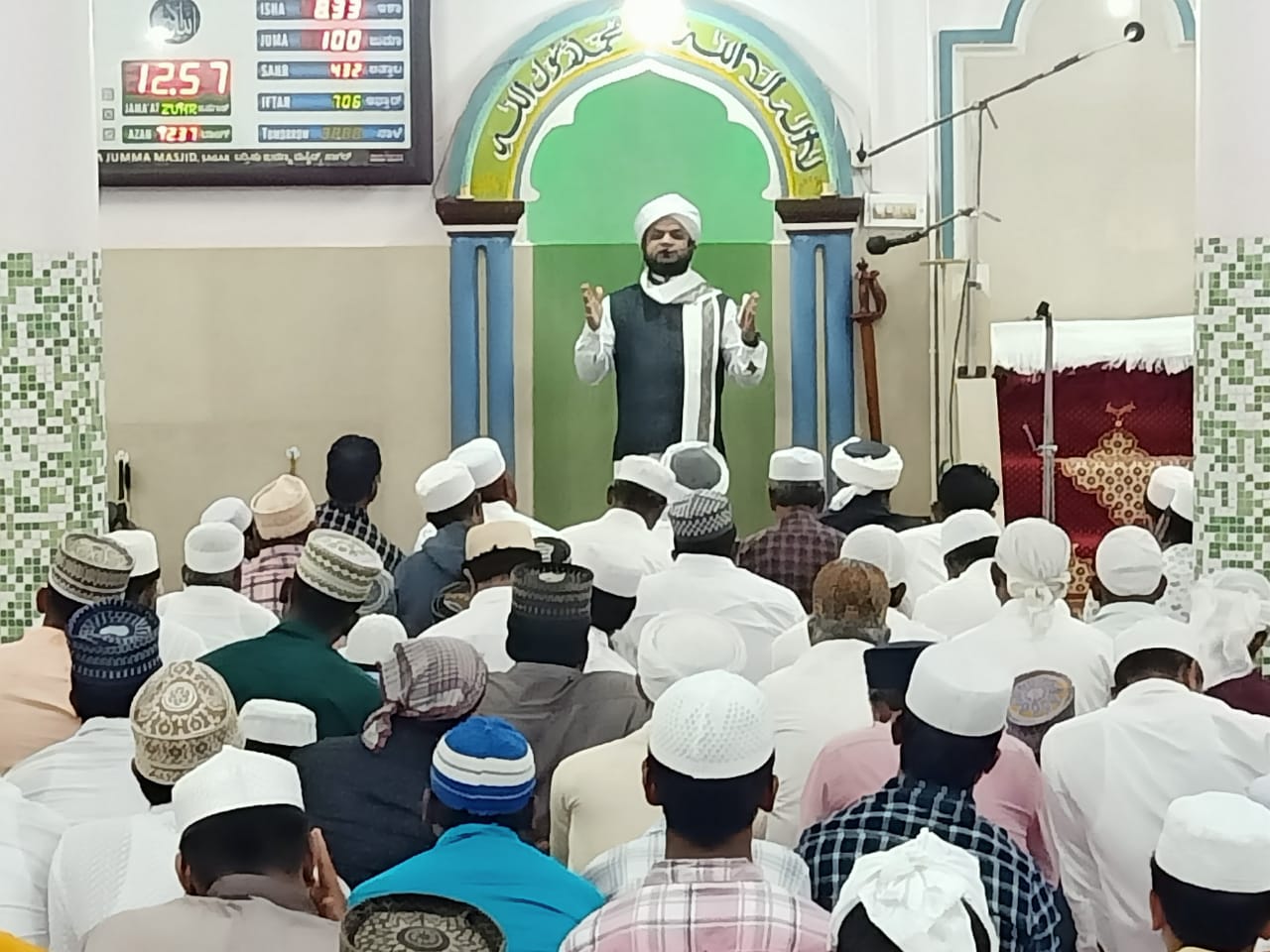 ಸಾಗರ:ಮಳೆ ಹಿನ್ನೆಲೆಯಲ್ಲಿ ಸರಳವಾಗಿ ಬಕ್ರೀದ್ ಆಚರಣೆ