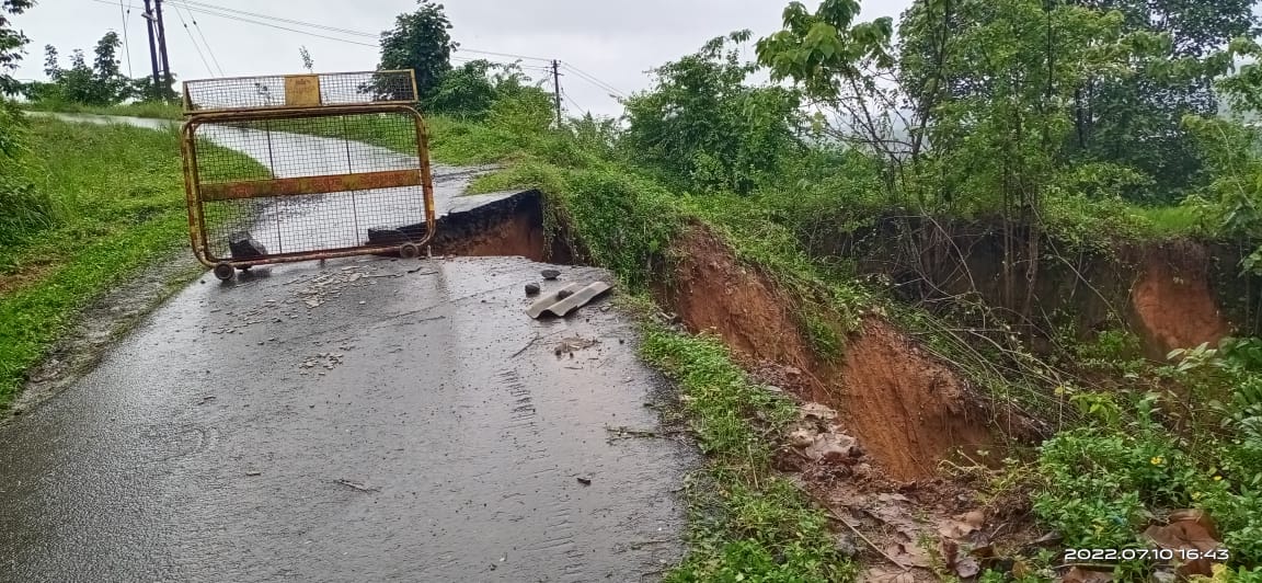ಬಂಟ್ವಾಳ; ಗೂಡಿನಬಳಿಯಲ್ಲಿ ಗುಡ್ಡ ಕುಸಿಯುವ ಭೀತಿ