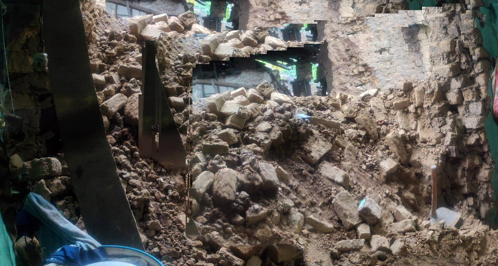 ಹಳಿಯಾಳ | ಕುಸಿದ ಮನೆಯ ಗೋಡೆ: ಮಲಗಿದ್ದ ತಾಯಿ-ಮಗಳು ಮಣ್ಣಿನಡಿಗೆ ಸಿಲುಕಿ ಮೃತ್ಯು