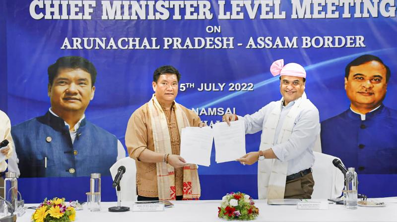 ಅಸ್ಸಾಂ, ಅರುಣಾಚಲ ಪ್ರದೇಶ ದಶಕಗಳಷ್ಟು ಹಳೆಯ ಗಡಿ ವಿವಾದವನ್ನು ಪರಿಹರಿಸಲು ಒಪ್ಪಿಗೆ