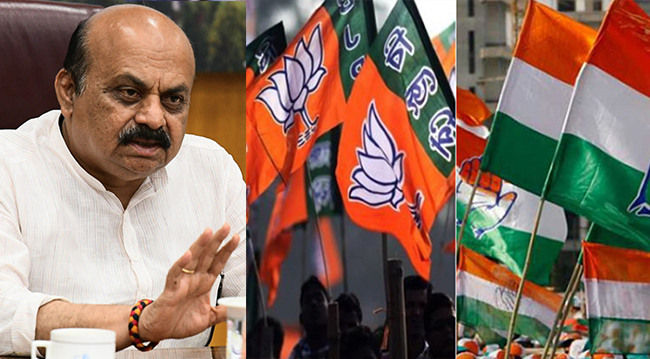 ಕಾಂಗ್ರೆಸ್‌ ಸರ್ಕಾರದ ಕುರಿತ ಪತ್ರಿಕೆಯ ವರದಿಗೆ ಬೊಮ್ಮಾಯಿ ಫೋಟೋ ಹಾಕಿದ ಡಿಕೆಶಿ ಬಣ: ಬಿಜೆಪಿ ಆರೋಪ