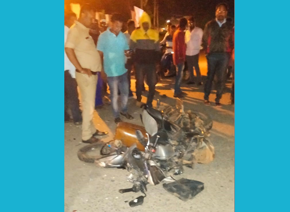 ಕೊಳ್ಳೇಗಾಲ | ಬೈಕಿಗೆ ಬಸ್ ಢಿಕ್ಕಿ: ಬೈಕ್ ಸವಾರ ಯುವಕ ಮೃತ್ಯು