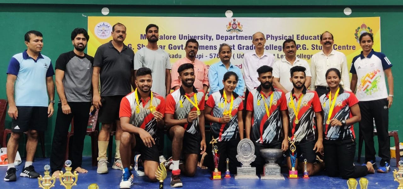 ಮಂಗಳೂರು ವಿವಿ ಮಟ್ಟದ ಟೆನ್ನಿಸ್ ಪಂದ್ಯಾವಳಿ: ಉಜಿರೆ ಎಸ್‌ಡಿಎಂ ಚಾಂಪಿಯನ್