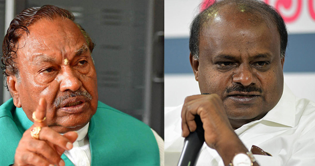 ಕಾರ್ಯಕರ್ತರನ್ನು ಮತೀಯ ವ್ಯಸನಿಗಳನ್ನಾಗಿ ಮಾಡಿ ಬೇಳೆ ಬೇಯಿಸಿಕೊಳ್ಳುವ ಅಸಲಿ ಮುಖ ಈಶ್ವರಪ್ಪ ಕಳಚಿಟ್ಟಿದ್ದಾರೆ