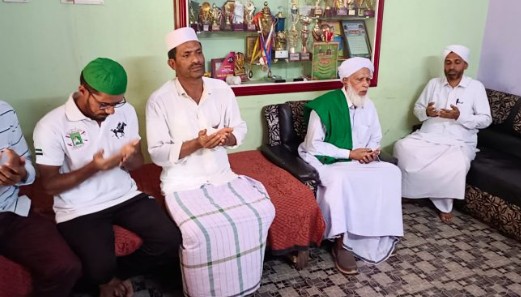 ಕೊಲೆಯಾದ ಮಸೂದ್ ಮನೆಗೆ ಉಡುಪಿ ಜಿಲ್ಲಾ ಸಂಯುಕ್ತ ಖಾಝಿ ಮಾಣಿ ಉಸ್ತಾದ್ ಭೇಟಿ