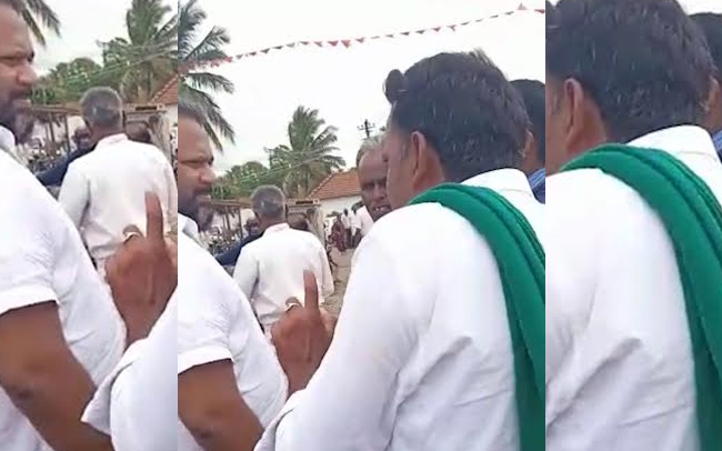 ಮೈಸೂರು: ನಿಮ್ಮ ಕೈಯಲ್ಲಿ ಅಭಿವೃದ್ಧಿ ಆಗುತ್ತಿಲ್ಲ ಎಂದು ಬಿಜೆಪಿ ಶಾಸಕರನ್ನು ತರಾಟೆಗೆ ತೆಗೆದುಕೊಂಡ ಗ್ರಾಮಸ್ಥರು