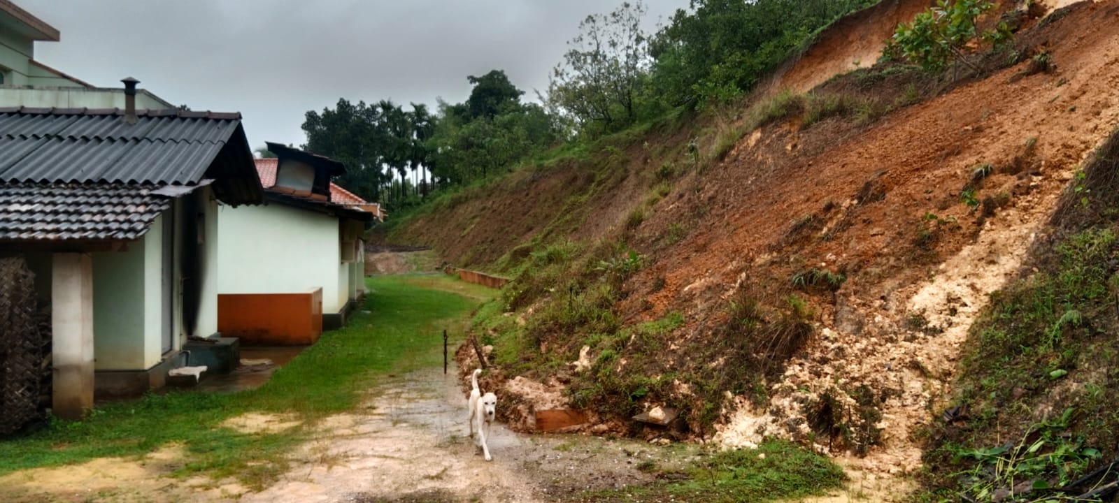 ಕುಂದಾಪುರ | ಚಿತ್ತೂರಿನಲ್ಲಿ ಗುಡ್ಡ ಕುಸಿತ: ಅಪಾಯದಲ್ಲಿ ಮನೆಗಳು