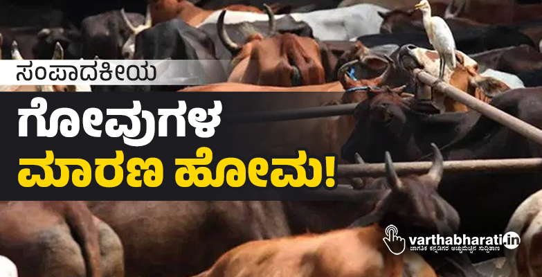 ಸಂಪಾದಕೀಯ | ಗೋವುಗಳ ಮಾರಣ ಹೋಮ!
