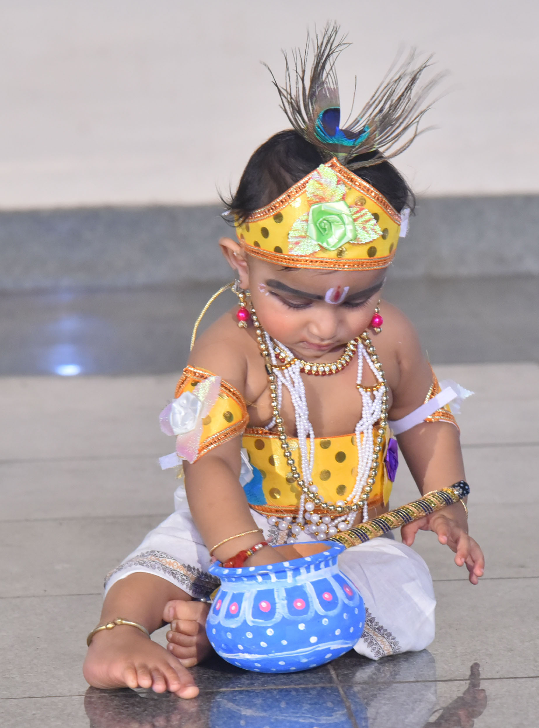 ಉಡುಪಿ ಶ್ರೀಕೃಷ್ಣ ಜನ್ಮಾಷ್ಟಮಿ: ಕೃಷ್ಣ ವೇಷಧಾರಿ ಪುಟಾಣಿಗಳ ಕಲರವ