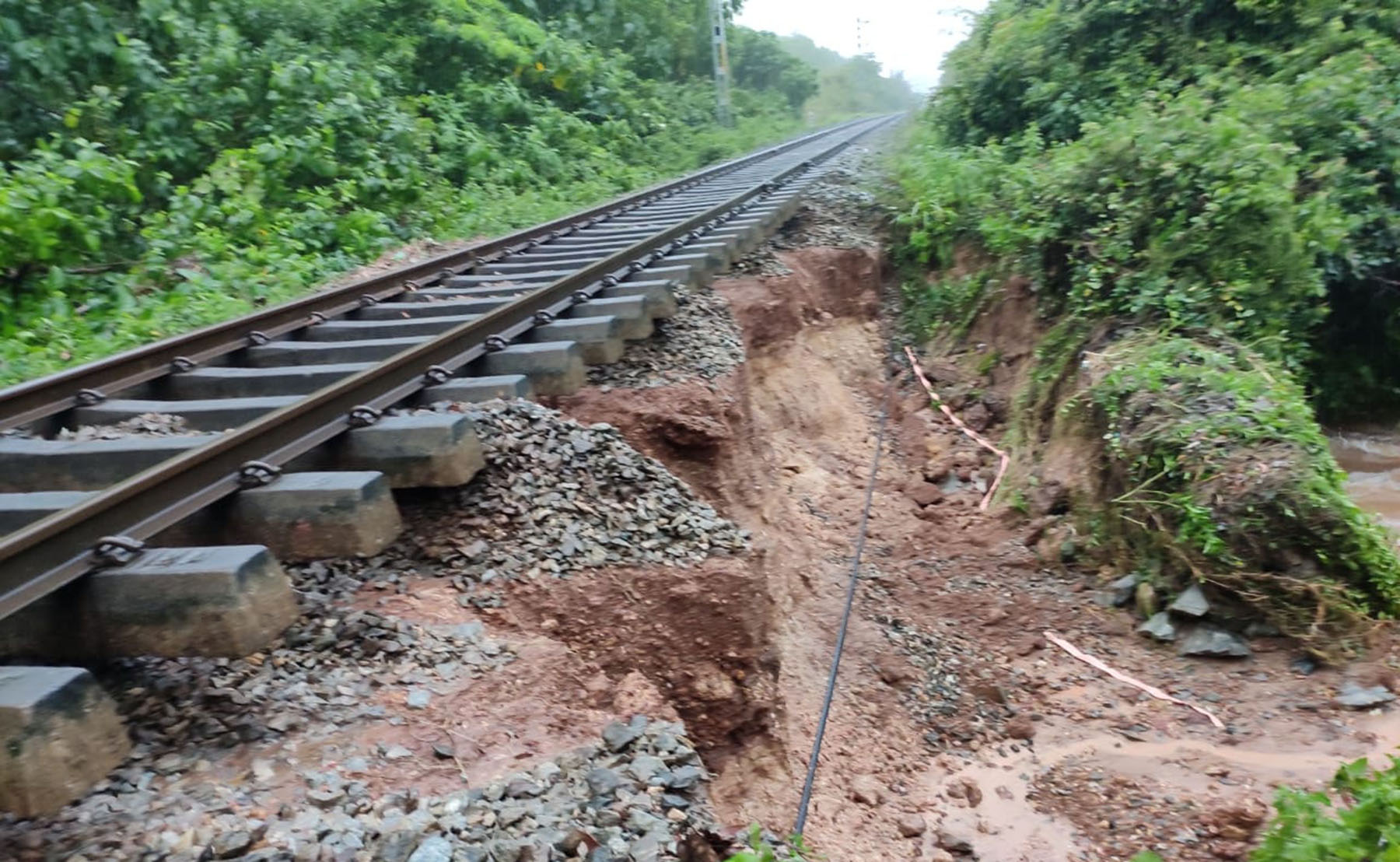 ಭಾರೀ ಮಳೆಯಿಂದ ಉತ್ತರ ಕನ್ನಡದಲ್ಲಿ ಸಂಚಾರದಲ್ಲಿ ವ್ಯತ್ಯಯ; ಮತ್ತೆ ಯಥಾಸ್ಥಿತಿಗೆ ಬಂದ ಕೊಂಕಣ ರೈಲುಗಳ ಸಂಚಾರ