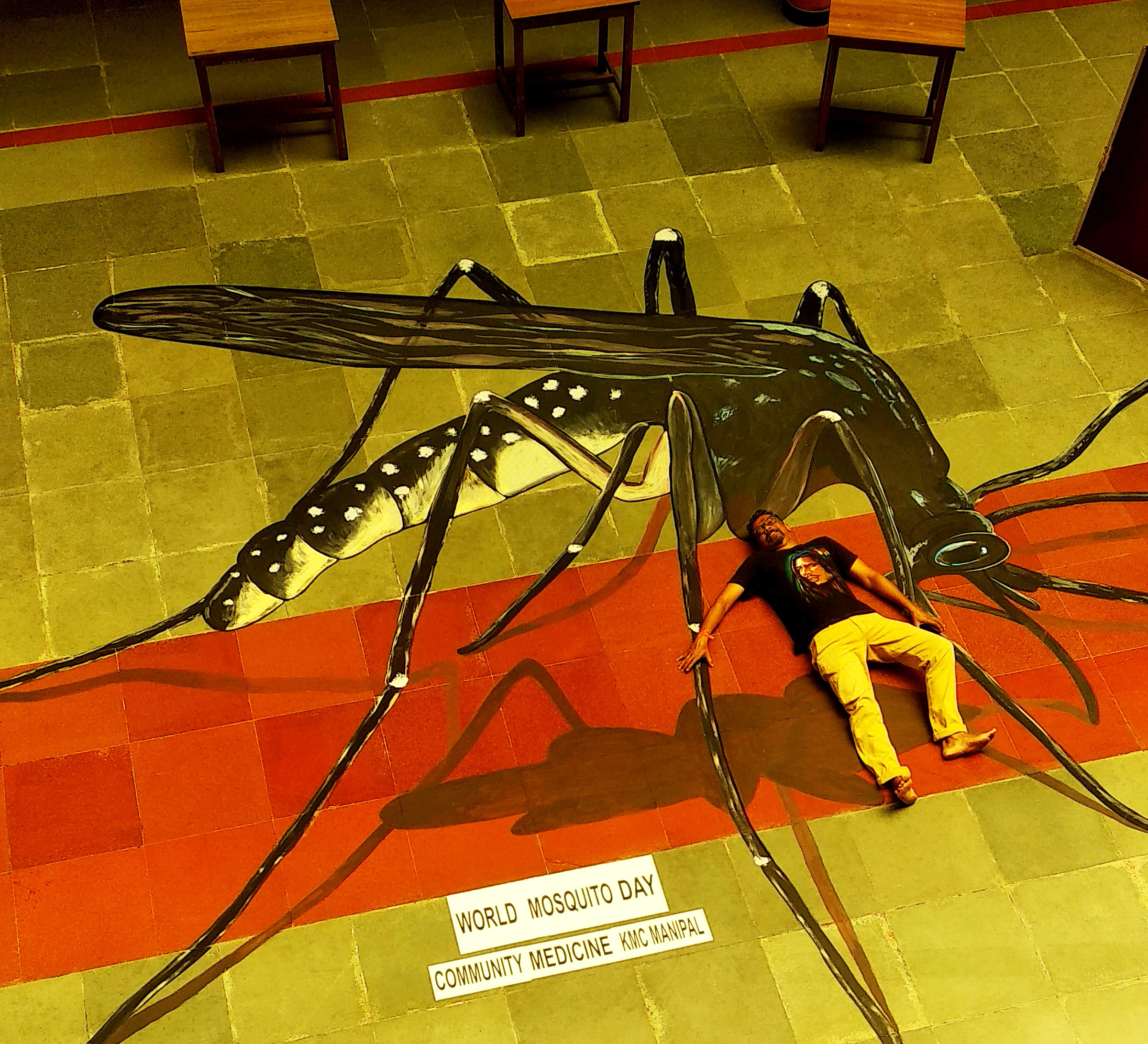 ಮಣಿಪಾಲದಲ್ಲೊಂದು ಬೃಹತ್ ಗಾತ್ರದ 3-ಡಿ ಸೊಳ್ಳೆ !