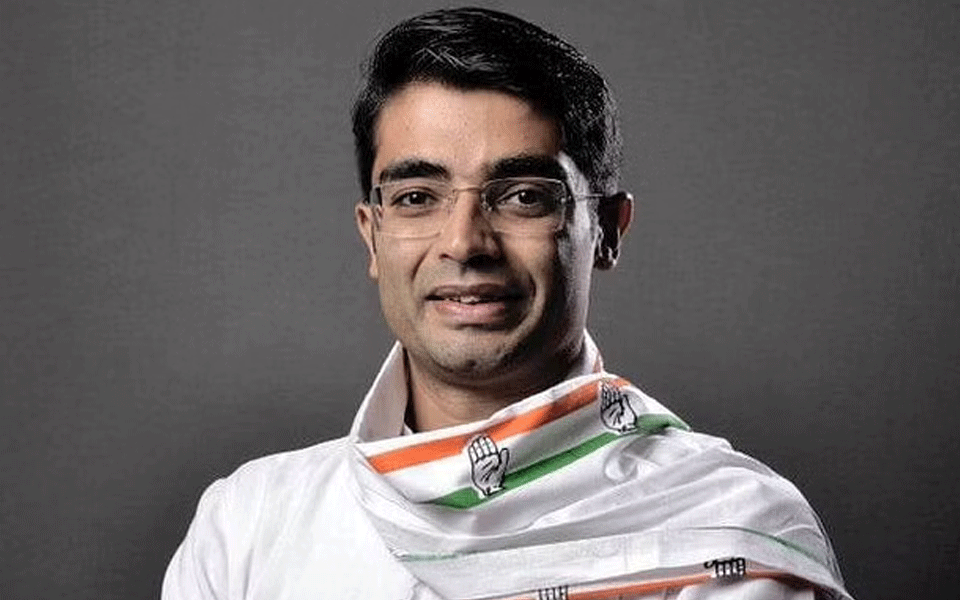 ಕಾಂಗ್ರೆಸ್ ಗೆ ಮತ್ತೊಂದು ಆಘಾತ: ರಾಷ್ಟ್ರೀಯ ವಕ್ತಾರ ಜೈವೀರ್ ಶೆರ್ಗಿಲ್ ರಾಜೀನಾಮೆ