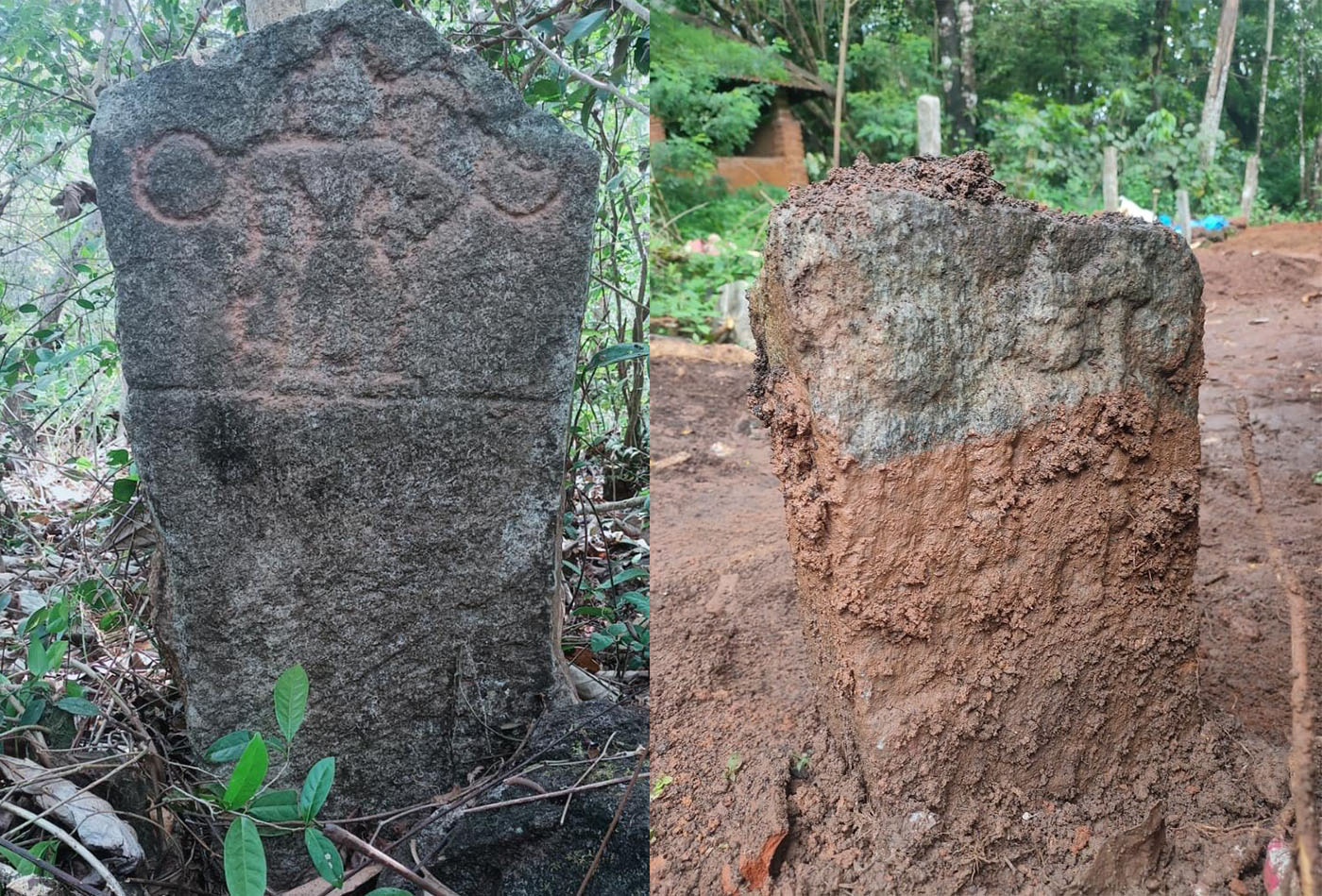 ಕುಂದಾಪುರ; ನೇರಳಕಟ್ಟೆಯಲ್ಲಿ ಎರಡು ವಾಮನ ಮುದ್ರೆ ಕಲ್ಲು ಪತ್ತೆ
