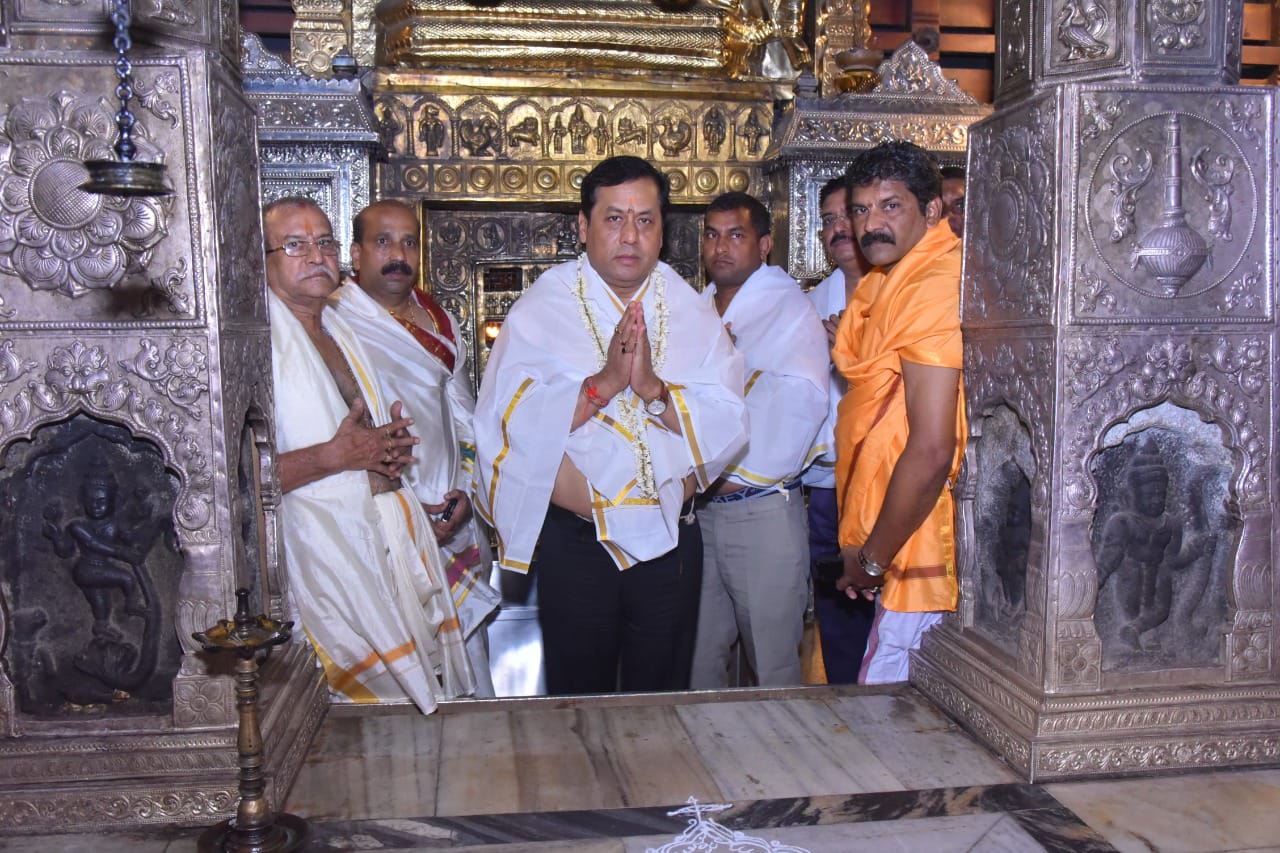 ಶ್ರೀಕೃಷ್ಣಮಠಕ್ಕೆ ಭೇಟಿ ನೀಡಿದ ಕೇಂದ್ರ ಸಚಿವ ಸರ್ಬಾನಂದ ಸೋನೊವಾಲ್