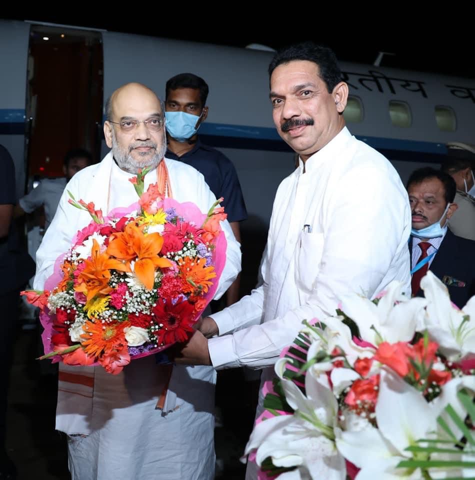 ಬಿಜೆಪಿ ಕಾರ್ಯಕರ್ತರ ಆಕ್ರೋಶ ತಣಿಸಲು ಅಮಿತ್ ಶಾ ದಿಢೀರ್ ಭೇಟಿ: ಕಾಂಗ್ರೆಸ್