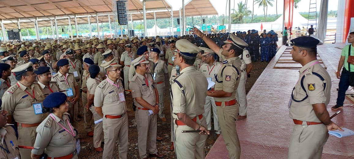 ಪ್ರಧಾನಿ ಮೋದಿ ಮಂಗಳೂರು ಭೇಟಿ ಹಿನ್ನೆಲೆ ಬಿಗಿ ಬಂದೋಬಸ್ತ್