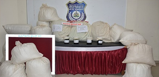 ಬೆಂಗಳೂರು: 5 ಕೋಟಿ ರೂ. ಮೌಲ್ಯದ ಮಾದಕ ವಸ್ತು ಜಪ್ತಿ; ಮಹಿಳೆ ಸೇರಿ 5 ಮಂದಿ ಬಂಧನ