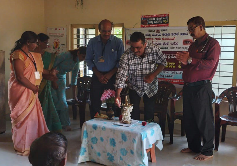 ಉಚಿತ ನೇತ್ರ ತಪಾಸಣಾ ಶಿಬಿರ-ನೇತ್ರದಾನ ಪಾಕ್ಷಿಕ ಆಚರಣೆ