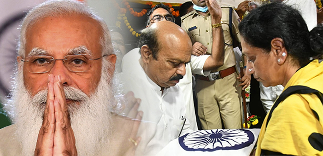 ಉಮೇಶ್ ಕತ್ತಿ ಪತ್ನಿಗೆ ಪ್ರಧಾನಿ ಸಂತಾಪ ಪತ್ರ