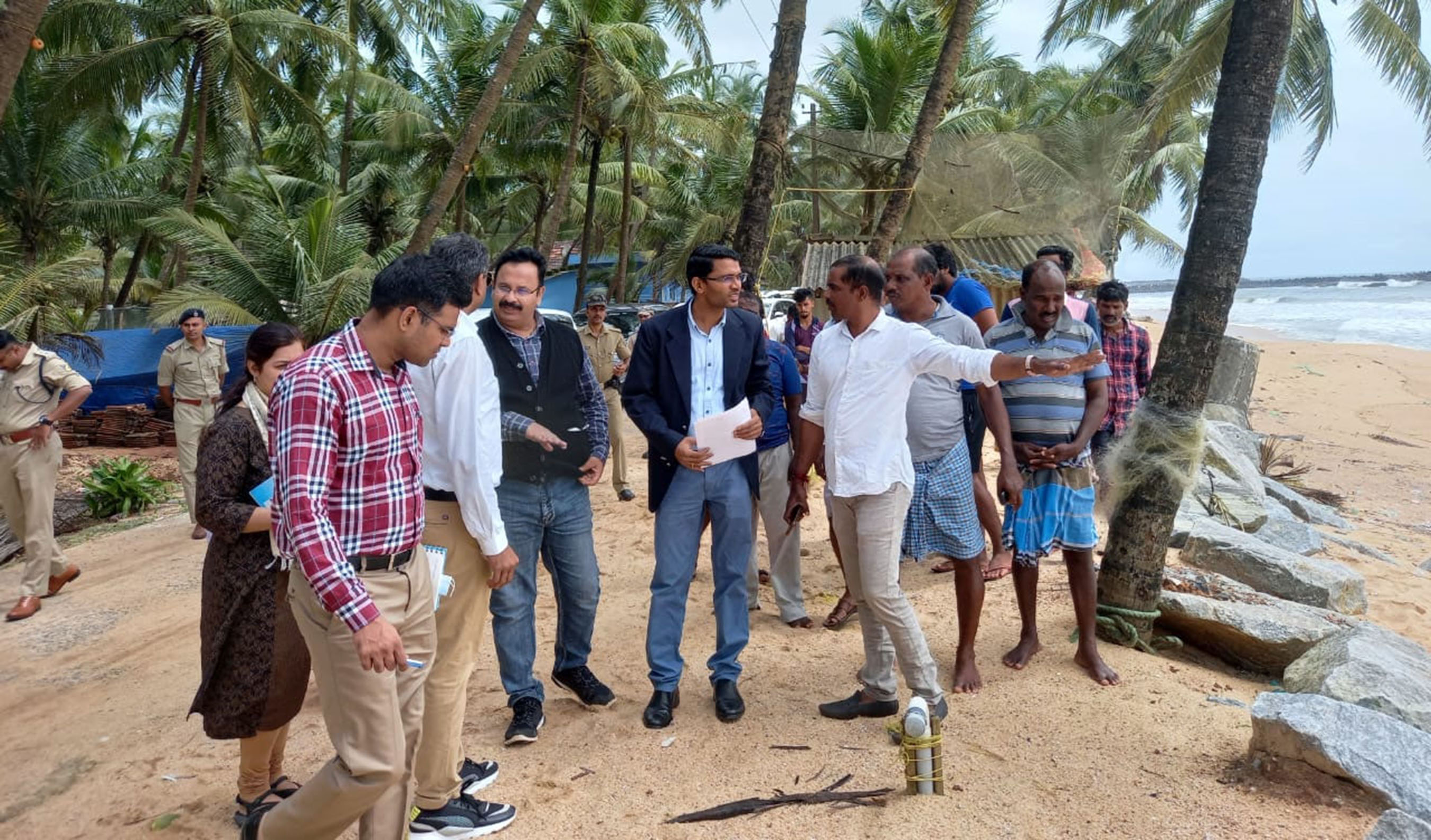 ಉಡುಪಿ ಜಿಲ್ಲೆಯಲ್ಲಿ ಪ್ರಾಕೃತಿಕ ವಿಕೋಪದಿಂದ ಹಾನಿ; ಕೇಂದ್ರ ಅಧ್ಯಯನ ತಂಡ ಪರಿಶೀಲನೆ