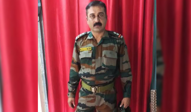 ಕರ್ತವ್ಯದಲ್ಲಿದ್ದ ಕೊಡಗಿನ ಯೋಧ ಹೃದಯಾಘಾತದಿಂದ ಮೃತ್ಯು