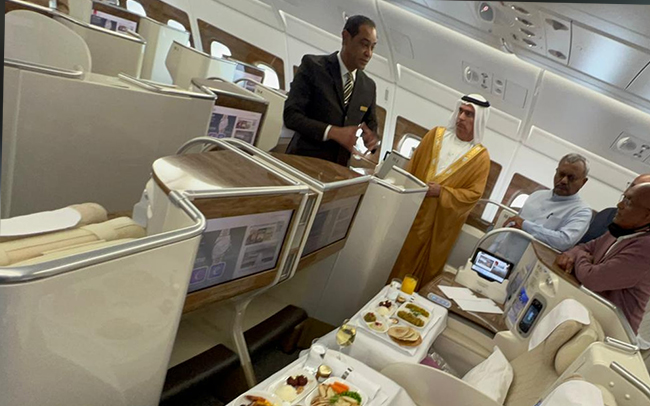 ಕೆಂಪೇಗೌಡ ಅಂತಾರಾಷ್ಟ್ರೀಯ ವಿಮಾನ ನಿಲ್ದಾಣಕ್ಕೆ ಆಗಮಿಸಿದ ವಿಶ್ವದ ಅತಿದೊಡ್ಡ ವಾಣಿಜ್ಯ ವಿಮಾನ