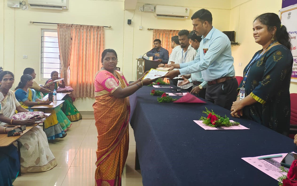 ಕೃಷಿ ಸಖಿಯರ ತರಬೇತಿ ಕಾರ್ಯಕ್ರಮ ಸಮಾರೋಪ