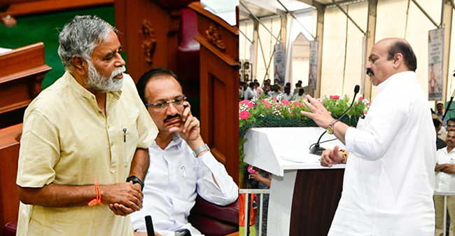 ಹೊರಗೆ ಹೋಗಿ ಮಾತನಾಡಿ: ಭಾಷಣದ ಮಧ್ಯೆ ಸಚಿವ ಬಿ.ಸಿ ನಾಗೇಶ್ ಮೇಲೆ ಗರಂ ಆದ ಸಿಎಂ ಬೊಮ್ಮಾಯಿ