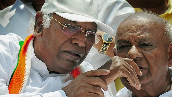 ಇದು ಕರ್ನಾಟಕಕ್ಕೆ ಹೆಮ್ಮೆಯ ಮತ್ತು ಐತಿಹಾಸಿಕ ಕ್ಷಣ: ಮಲ್ಲಿಕಾರ್ಜುನ ಖರ್ಗೆಗೆ ಅಭಿನಂದನೆ ಸಲ್ಲಿಸಿದ ಎಚ್.ಡಿ ದೇವೇಗೌಡ