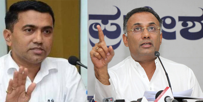 ಗೋವಾ CM ಬೆಂಗಳೂರಿನ ರಸ್ತೆಗಳನ್ನು ನೋಡಿದ್ದರೆ ಹೃದಯಾಘಾತಕ್ಕೆ ಒಳಗಾಗುತ್ತಿದ್ದರೇನೋ?: ದಿನೇಶ್ ಗುಂಡೂರಾವ್