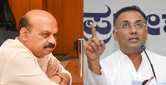 10 ತಿಂಗಳ ಅವಧಿಯಲ್ಲಿ ಸಿಎಂ ಬೊಮ್ಮಾಯಿ, ಕೃಷಿ ಸಚಿವರ ಜಿಲ್ಲೆಯಲ್ಲೇ 112 ರೈತರ ಆತ್ಮಹತ್ಯೆ: ದಿನೇಶ್ ಗುಂಡೂರಾವ್ ಕಿಡಿ