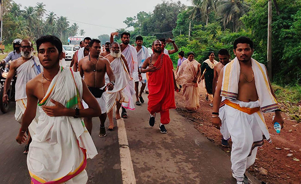 ಕಾಶಿಗೆ ಹೊರಟ ಶಾಂಕರ ಏಕಾತ್ಮತಾ ಪಾದಯಾತ್ರೆ