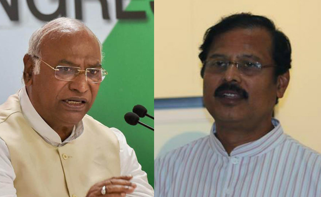 ಮಲ್ಲಿಕಾರ್ಜುನ ಖರ್ಗೆ ಪರ ಪ್ರಚಾರಕ್ಕಾಗಿ KPCC ಮುಖ್ಯ ವಕ್ತಾರರ ಸ್ಥಾನಕ್ಕೆ ರಾಜೀನಾಮೆ ನೀಡಿದ ವಿ. ಅರ್ ಸುದರ್ಶನ್