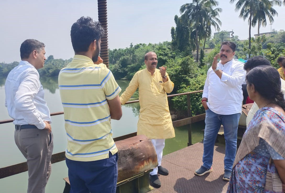 ಬಜೆ ಡ್ಯಾಮ್ ನೀರಿನ ಮಟ್ಟ ಪರಿಶೀಲನೆ