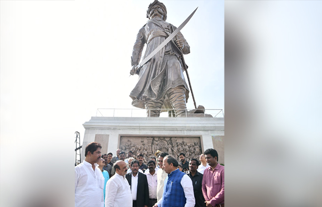 108 ಅಡಿ ಎತ್ತರದ ಪ್ರಗತಿ ಪ್ರತಿಮೆ ಅಭಿವೃದ್ಧಿಗೆ ಪ್ರೇರಣೆ: ಮುಖ್ಯಮಂತ್ರಿ ಬೊಮ್ಮಾಯಿ