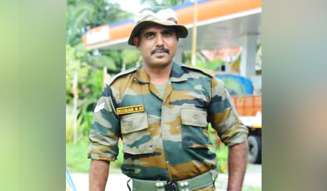 ಮಂಡ್ಯ: ರಸ್ತೆ ಗುಂಡಿ ತಪ್ಪಿಸಲು ಹೋಗಿ ನಿವೃತ್ತ ಯೋಧ ಮೃತ್ಯು