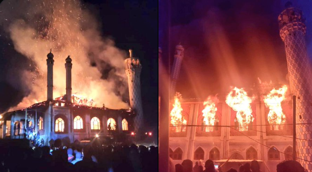 ಶ್ರೀನಗರ: ಕಾರ್ಗಿಲ್‌ ಜಾಮಿಯಾ ಮಸೀದಿಯಲ್ಲಿ ಭಾರೀ ಅಗ್ನಿ ಅವಘಡ