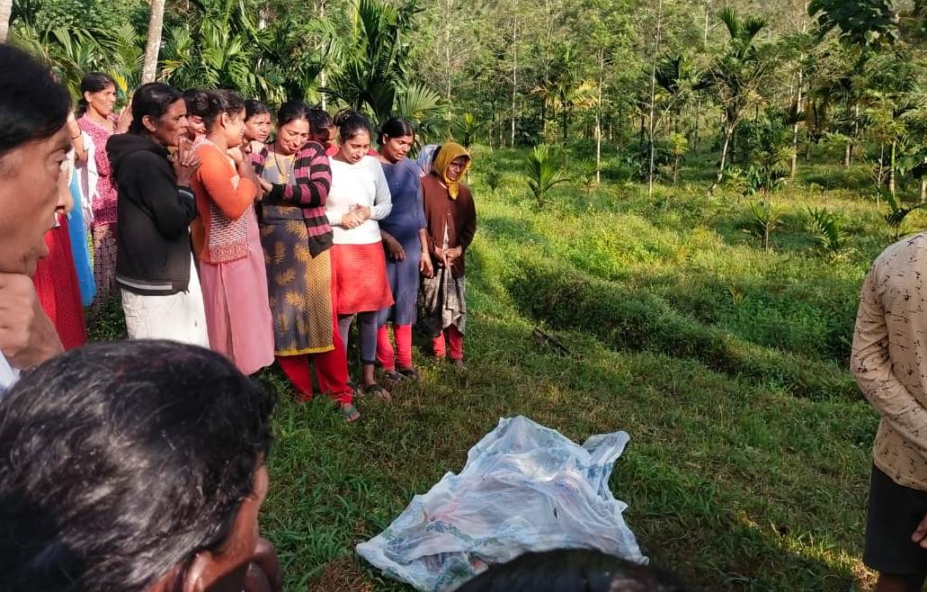 ಕಾಡಾನೆ ದಾಳಿಯಿಂದ ಮಹಿಳೆ ಮೃತ್ಯು: ಮೃತದೇಹ ಇಟ್ಟು ಗ್ರಾಮಸ್ಥರಿಂದ ಧರಣಿ